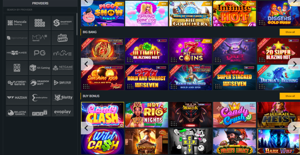 Top slots at Melbet Bangladesh onlsne casino