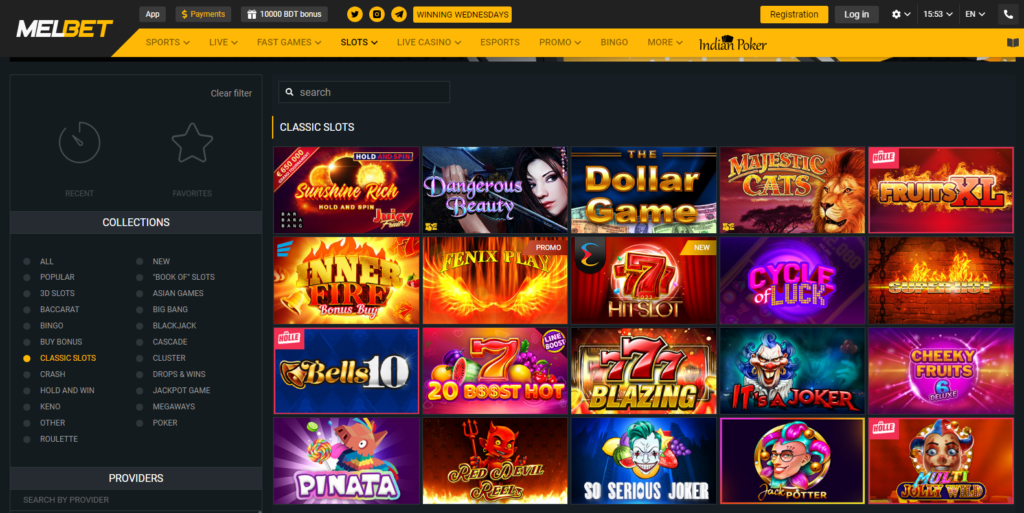 Melbet Bangladesh online casino games